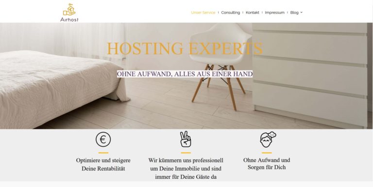 Airhost – hilft Dir beim Geldverdienen mit Deiner Wohnung