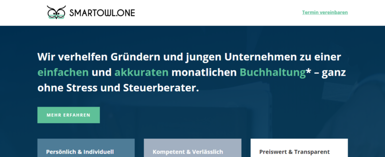 SMARTOWL.ONE – macht die Buchhaltung einfach und preiswert