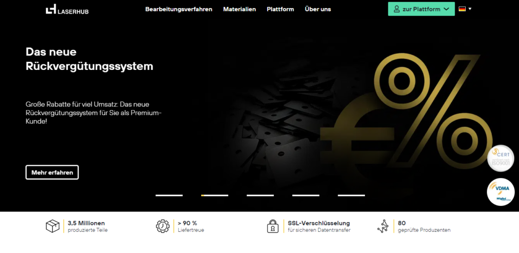 Laserhub schließt Series-B-Finanzierungsrunde ab, um Marktanteile in Europa weiter auszubauen