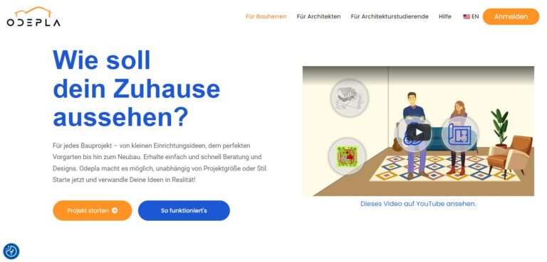 Odepla – lass Dein Zuhause von Experten gestalten